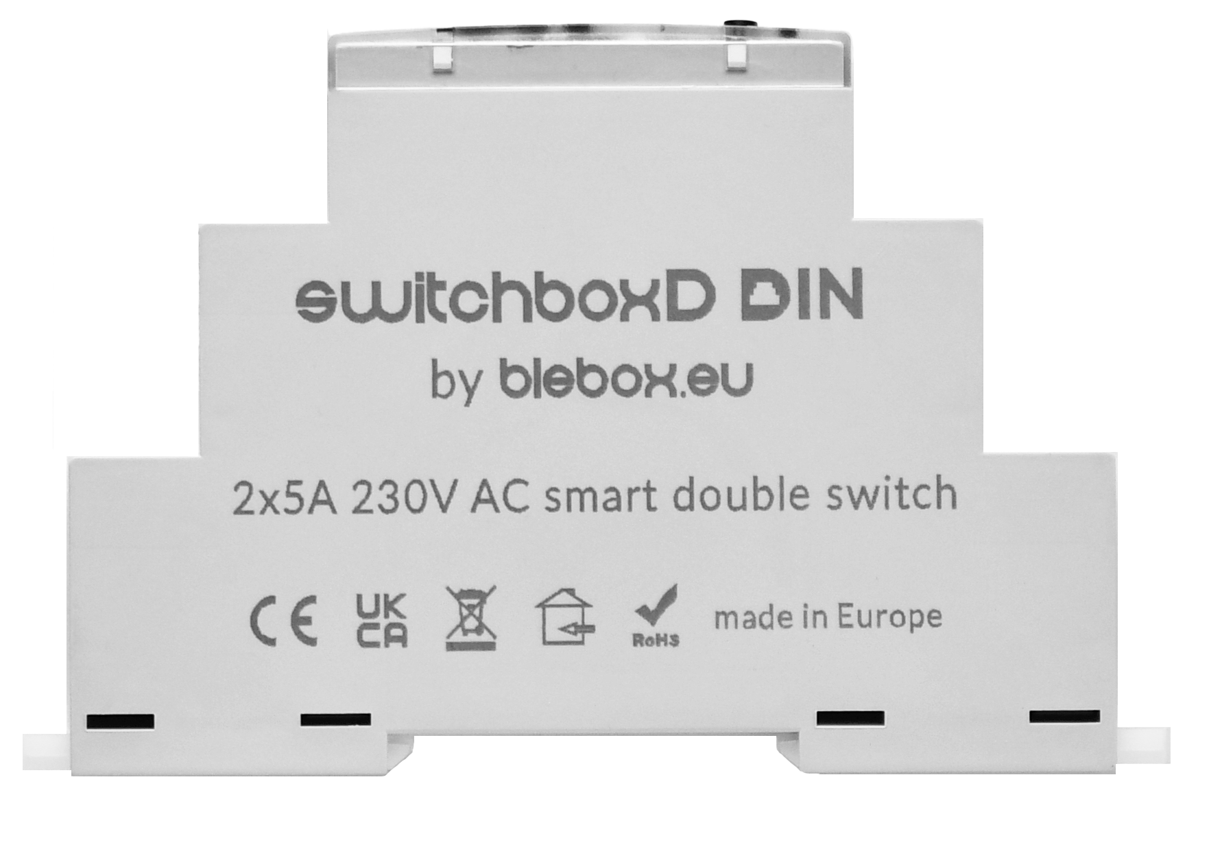 SwitchboxD Din - 2-kanálové WiFi relé